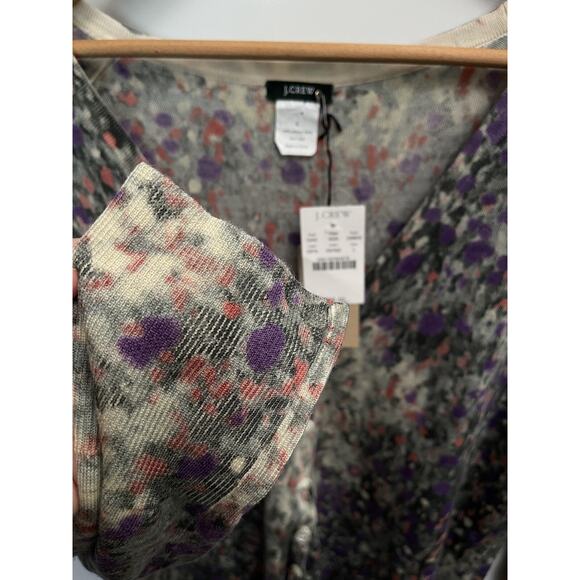 J.CREW merino wool sweater Front Buttons Size L. NWT - Picture 3 of 6